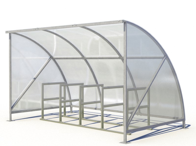 New 2022 10 Bike Cycle Shelter
